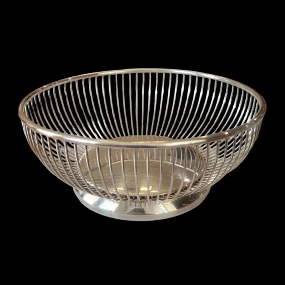 Gorham Silver Basket Vintage 70s - 80s